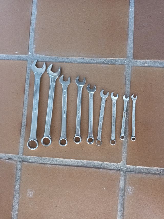 Juego llaves planas 9uds