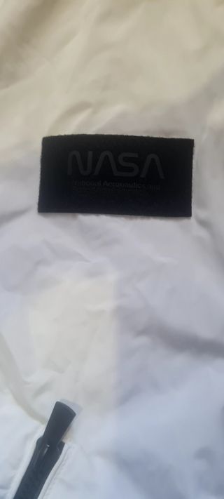 Chaqueta bomber NASA blanca - Talla S