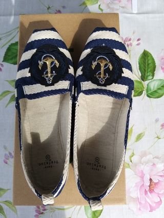 Alpargatas Zara rayas marineras