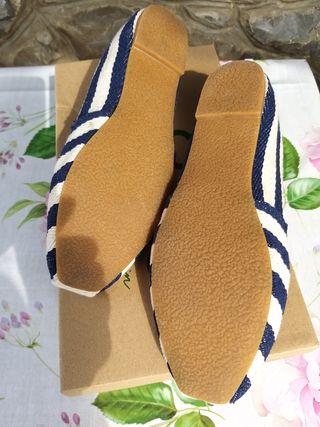 Alpargatas Zara rayas marineras
