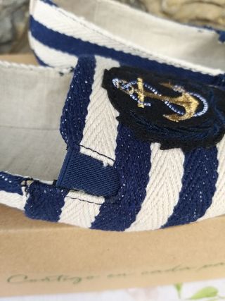 Alpargatas Zara rayas marineras