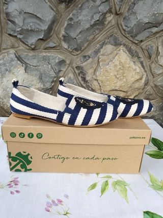 Alpargatas Zara rayas marineras