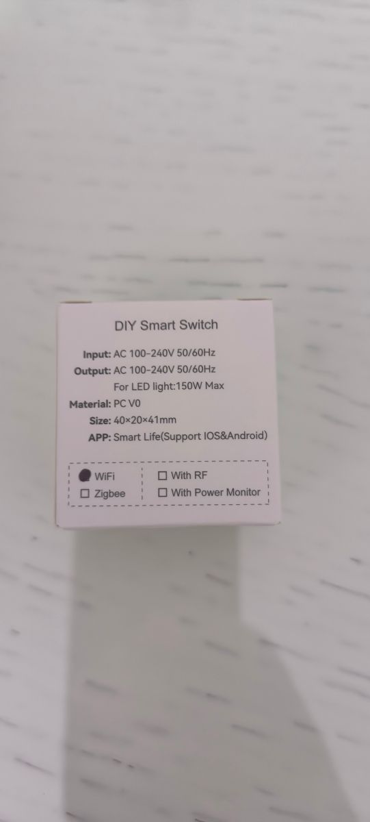 Mini interruptor inteligente WiFi