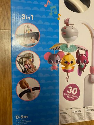 Móvil cuna 3 en 1