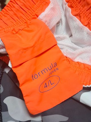 Bañadores camuflaje - Azul/Verde, Gris/Naranja