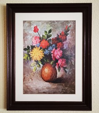 Cuadro Jarrón con Flores