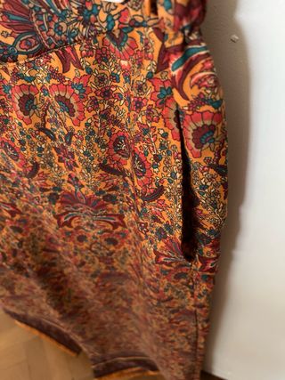 Pantalón Culotte Zara estampado M