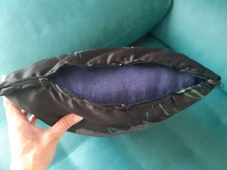 Cojín decorativo plumas