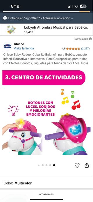 Caballo correpasillos Chicco