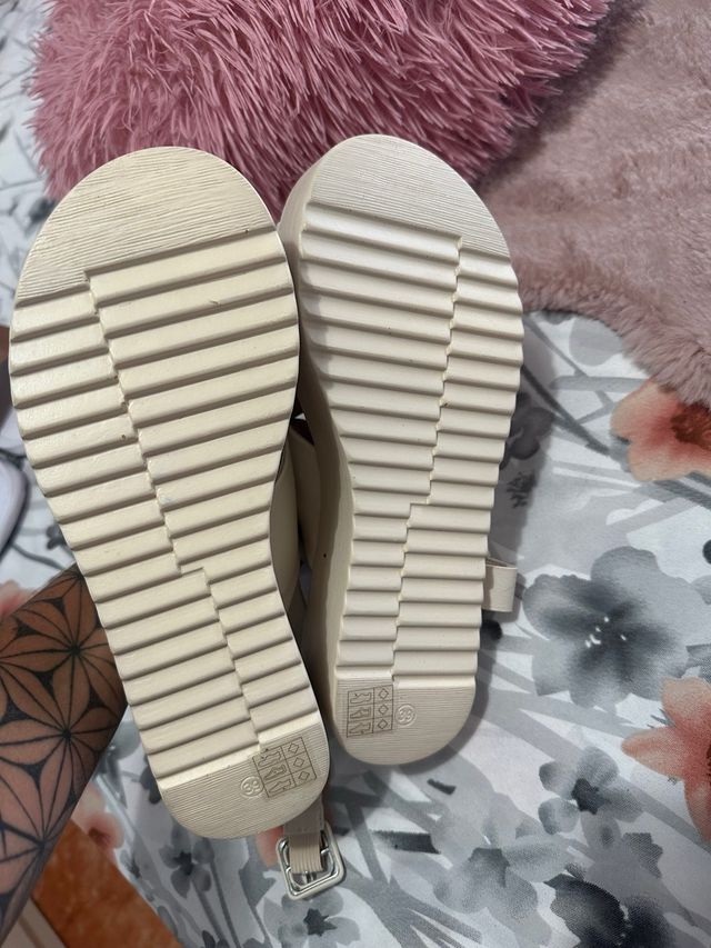 Sandalias MARYPAZ beige, talla 39