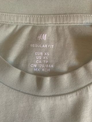Camiseta H&M verde XS