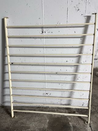 Reja seguridad ventana blanca