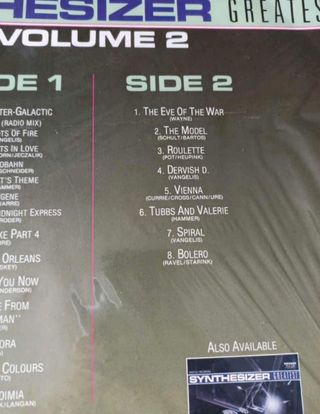 Vinilo synthesizer Greatest Vol. 2