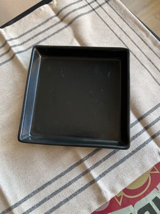 Bandeja negra decorativa IKEA