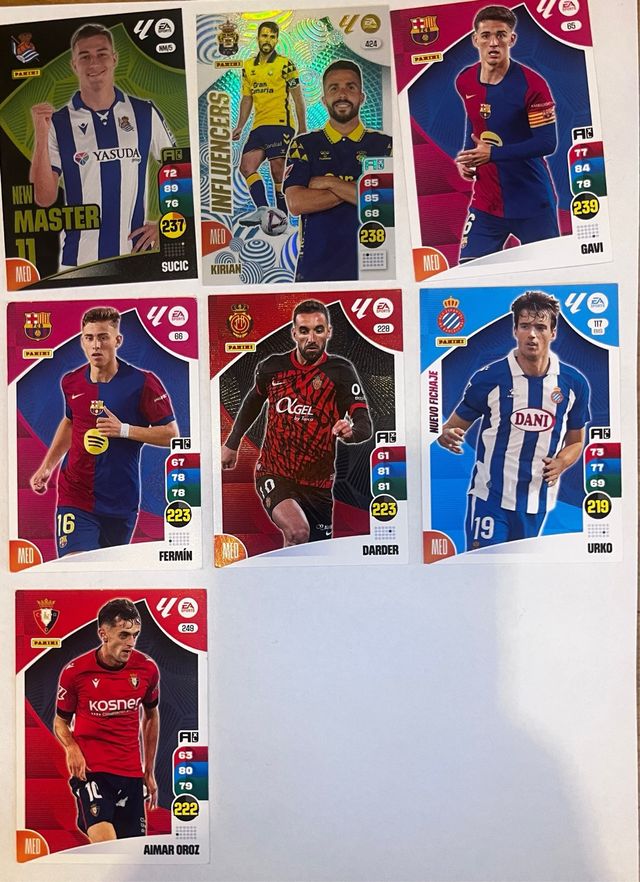 Cromos Panini Adrenalyn XL Medios