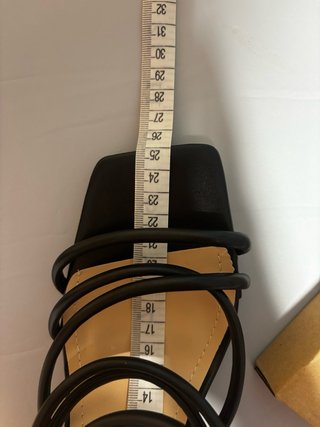 NUEVASSandalias tacón negro mujer - talla 39