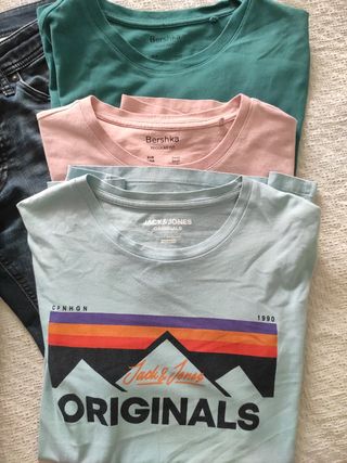 Lote ropa chico talla S - Bershka, Jack & Jones