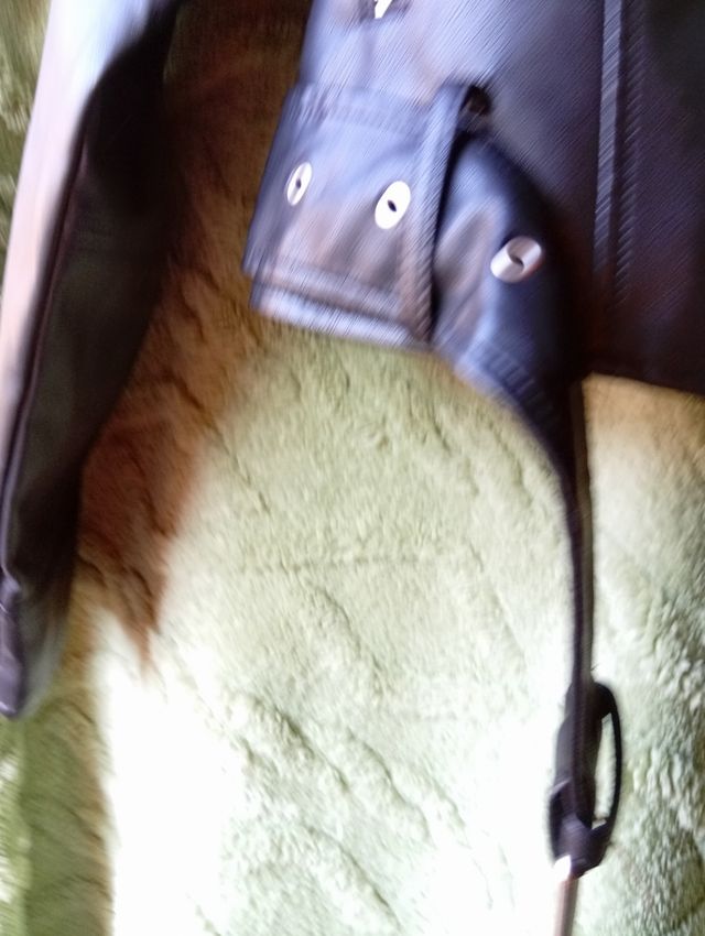 Cazadora negra polipiel ESIOrLL M