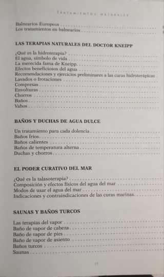 Tratamientos naturales.