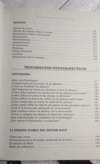 Tratamientos naturales.