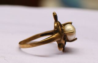 Anillo tortuga, talla grande