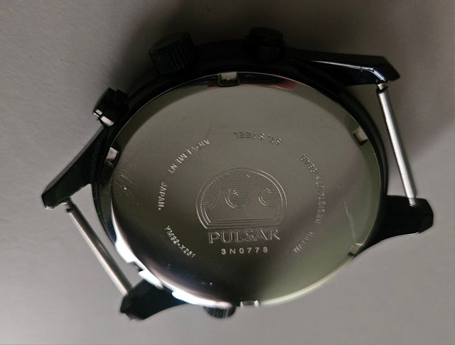 Pulsar Cronografo Pilot con regolo calcolatore