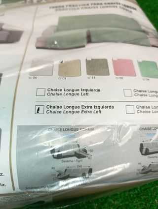 Funda sofá chaise longue