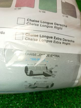 Funda sofá chaise longue