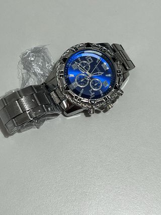 Reloj GENEVA azul y plata 