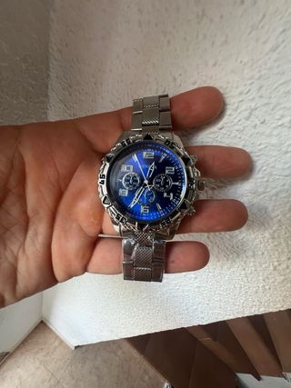 Reloj GENEVA azul y plata 