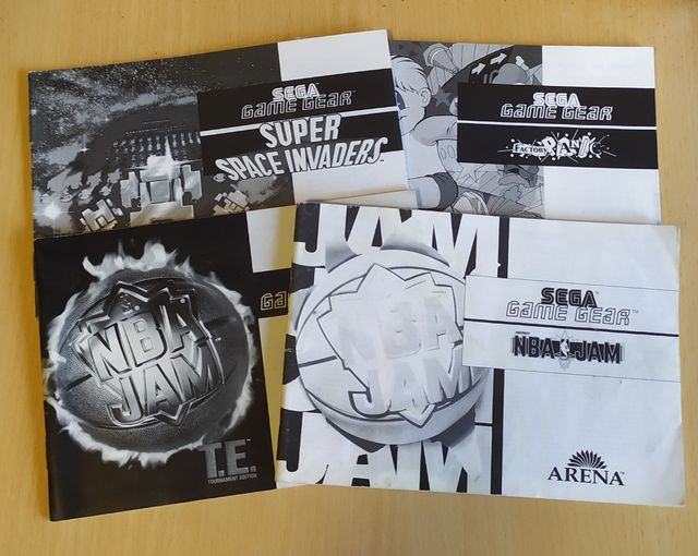 Manuales Sega Game Gear