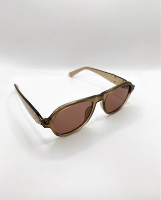 Gafas de sol del color beige-marrón