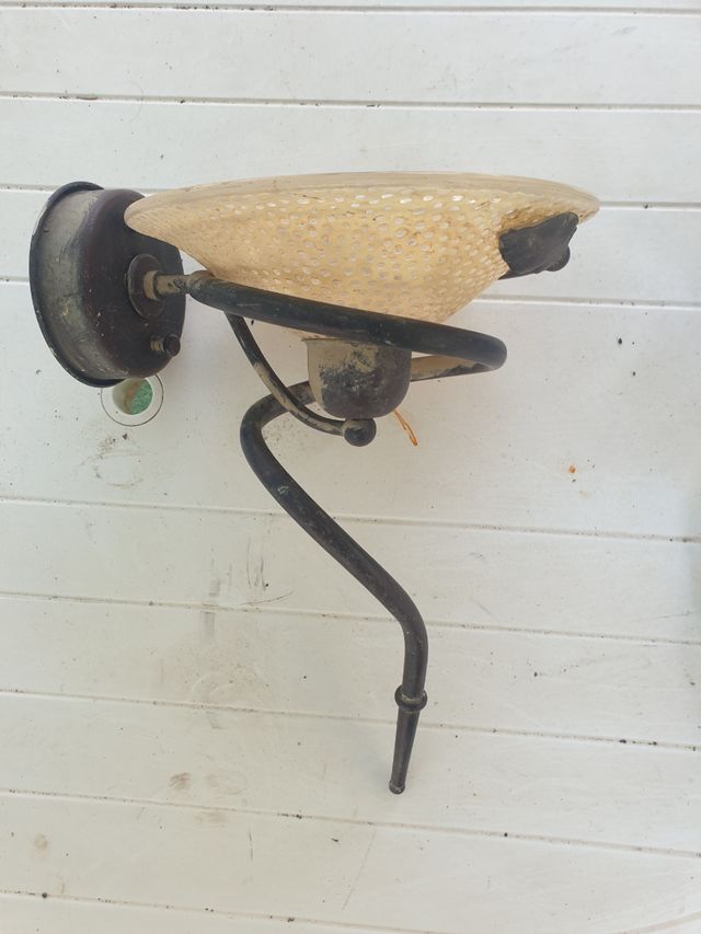 2 Lampade Vintage mettalo- Beige & Nero