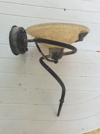 2 Lampade Vintage mettalo- Beige & Nero