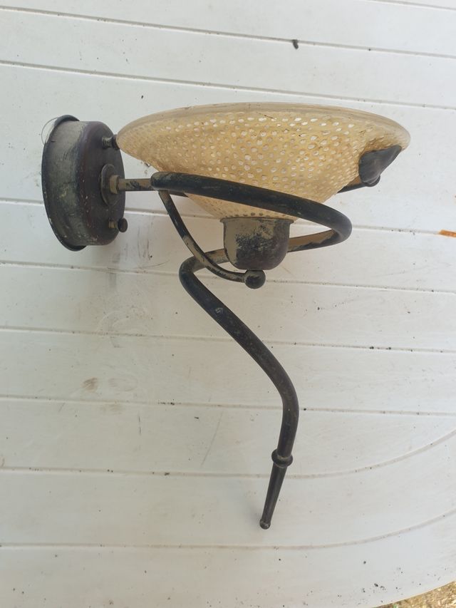 2 Lampade Vintage mettalo- Beige & Nero