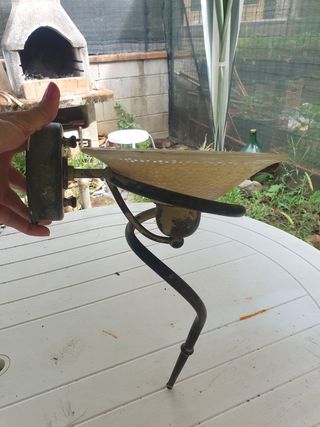 2 Lampade Vintage mettalo- Beige & Nero