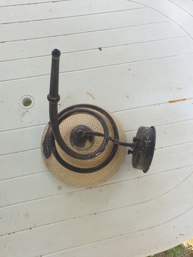 2 Lampade Vintage mettalo- Beige & Nero