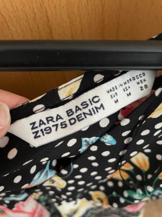 Mono Zara estampado flores