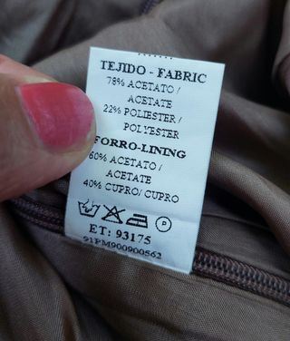 Vestido Purificación García dorado M