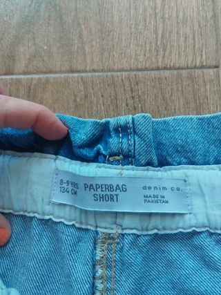 Short pantalón corto vaquero
