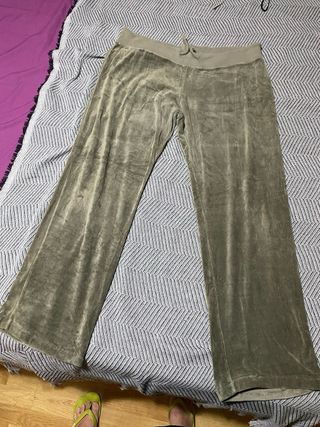 Chandal felpa verde militar talla 46