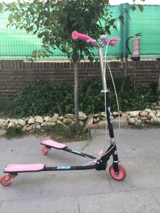Patinete 3 ruedas niña rosa