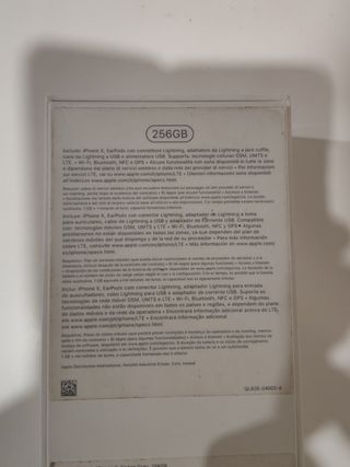 iPhone X 256GB - Gris espacial PARA PIEZAS