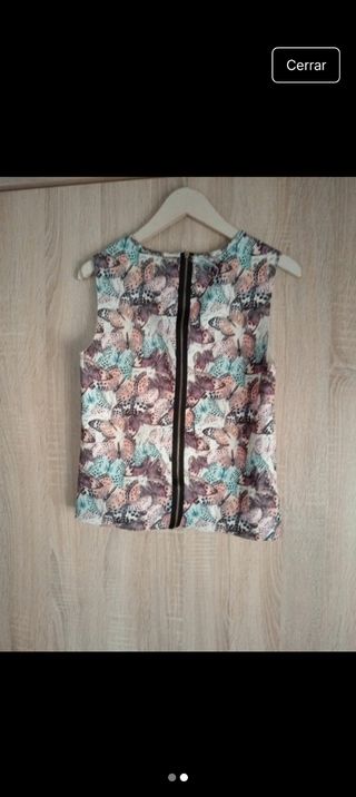 Blusa estampada mariposas