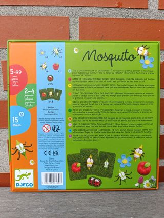 Juego Mosquito Djeco: Observación y Velocidad