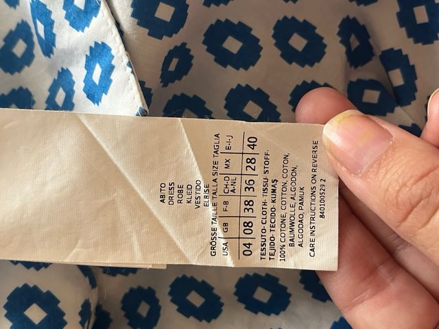 Vestito MAX&Co. blu e bianco