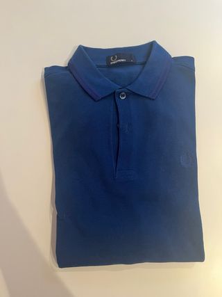 Polo Fred Perry azul Talla S