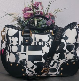 Bolso Tous blanco y negro