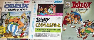 TRES COMICS MITICS DE ASTERIX EN CATALÀ.