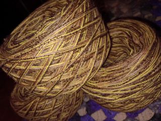 Filati misti marrone - 3 bobine